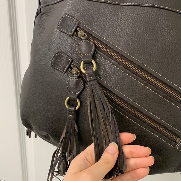 Dark Chocolate Brown Leather Bag - Picture 5 of 16